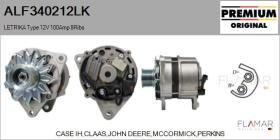 MAHLE ALF340212LK - ALT NUEVO ORIG. LETRIKA Type 12V 100Amp PR8
