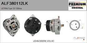 MAHLE ALF380112LK - ALT NUEVO ORIG. LETRIKA Type 12V 120Amp