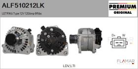 MAHLE ALF510212LK - ALT NUEVO ORIG. LETRIKA Type 12V 120Amp PFR6