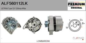 MAHLE ALF560112LK - ALT NUEVO ORIG. LETRIKA Type 12V 120Amp PR4