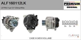 MAHLE ALF160112LK - ALT NUEVO ORIG. LETRIKA Type 12V 120Amp PR8