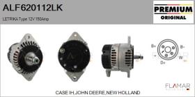 MAHLE ALF620112LK - ALT NUEVO ORIG. LETRIKA Type 12V 150Amp