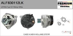 MAHLE ALF830112LK - ALT NUEVO ORIG. LETRIKA Type 12V 150Amp PR10