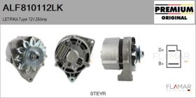 MAHLE ALF810112LK - ALT NUEVO ORIG. LETRIKA Type 12V 28Amp