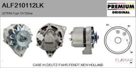 MAHLE ALF210112LK - ALT NUEVO ORIG. LETRIKA Type 12V 33Amp