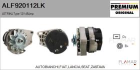 MAHLE ALF920112LK - ALT NUEVO ORIG. LETRIKA Type 12V 45Amp
