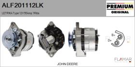 MAHLE ALF201112LK - ALT NUEVO ORIG. LETRIKA Type 12V 55Amp PV1