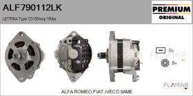 MAHLE ALF790112LK - ALT NUEVO ORIG. LETRIKA Type 12V 65Amp PV1