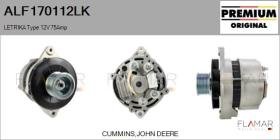 MAHLE ALF170112LK - ALT NUEVO ORIG. LETRIKA Type 12V 75Amp