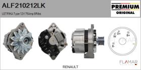 MAHLE ALF210212LK - ALT NUEVO ORIG. LETRIKA Type 12V 75Amp PR8