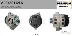 MAHLE ALF480112LK - ALT NUEVO ORIG. LETRIKA Type 12V 80Amp PR6
