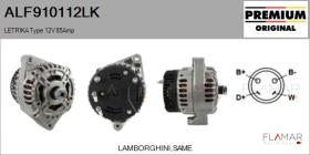 MAHLE ALF910112LK - ALT NUEVO ORIG. LETRIKA Type 12V 85Amp