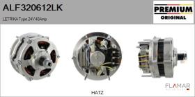 MAHLE ALF320612LK - ALT NUEVO ORIG. LETRIKA Type 24V 40Amp