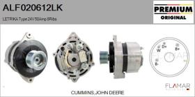 MAHLE ALF020612LK - ALT NUEVO ORIG. LETRIKA Type 24V 50Amp PR8