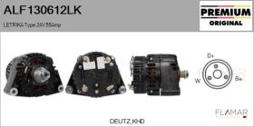 MAHLE ALF130612LK - ALT NUEVO ORIG. LETRIKA Type 24V 55Amp