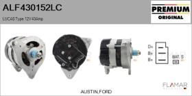 LUCAS ALF430152LC - ALT NUEVO ORIG. LUCAS Type 12V 43Amp