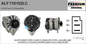 LUCAS ALF710152LC - ALT NUEVO ORIG. LUCAS Type 12V 43Amp 2