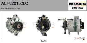 LUCAS ALF820152LC - ALT NUEVO ORIG. LUCAS Type 12V 90Amp