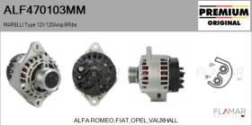 MARELLI ALF470103MM - ALT NUEVO ORIG. MARELLI Type 12V 120Amp PFR6
