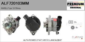 MARELLI ALF720103MM - ALT NUEVO ORIG. MARELLI Type 12V 55Amp