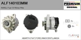 MARELLI ALF140103MM - ALT NUEVO ORIG. MARELLI Type 12V 55Amp PV1