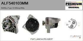MARELLI ALF540103MM - ALT NUEVO ORIG. MARELLI Type 12V 65Amp PR4