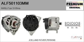 MARELLI ALF501103MM - ALT NUEVO ORIG. MARELLI Type 12V 85Amp