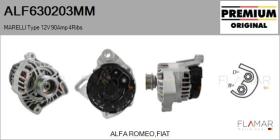 MARELLI ALF630203MM - ALT NUEVO ORIG. MARELLI Type 12V 90Amp PR4