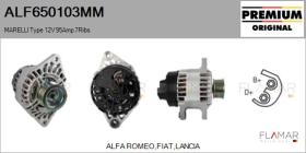 MARELLI ALF650103MM - ALT NUEVO ORIG. MARELLI Type 12V 95Amp PR7