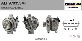 MITSUBISHI ALF970353MT - ALT NUEVO ORIG. MITSUBISHI Type 12V