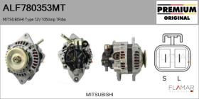 MITSUBISHI ALF780353MT - ALT NUEVO ORIG. MITSUBISHI Type 12V 105Amp PV1