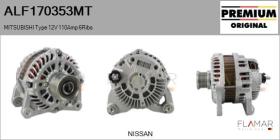 MITSUBISHI ALF170353MT - ALT NUEVO ORIG. MITSUBISHI Type 12V 110Amp PFR6