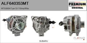MITSUBISHI ALF640353MT - ALT NUEVO ORIG. MITSUBISHI Type 12V 110Amp PR6
