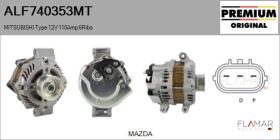 MITSUBISHI ALF740353MT - ALT NUEVO ORIG. MITSUBISHI Type 12V 110Amp PR6