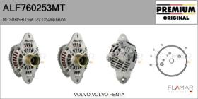 MITSUBISHI ALF760253MT - ALT NUEVO ORIG. MITSUBISHI Type 12V 115Amp PR6
