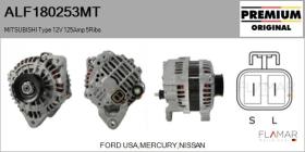MITSUBISHI ALF180253MT - ALT NUEVO ORIG. MITSUBISHI Type 12V 125Amp PR5
