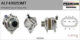 MITSUBISHI ALF430253MT - ALT NUEVO ORIG. MITSUBISHI Type 12V 130Amp PFR7
