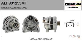 MITSUBISHI ALF801253MT - ALT NUEVO ORIG. MITSUBISHI Type 12V 185Amp PFR7