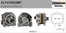 MITSUBISHI ALF070253MT - ALT NUEVO ORIG. MITSUBISHI Type 12V 210Amp PFR7