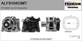 MITSUBISHI ALF910453MT - ALT NUEVO ORIG. MITSUBISHI Type 12V 220Amp PFR6