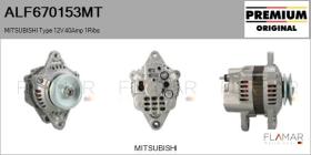 MITSUBISHI ALF670153MT - ALT NUEVO ORIG. MITSUBISHI Type 12V 40Amp 1Ribs