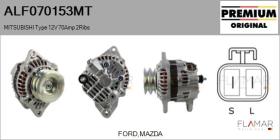MITSUBISHI ALF070153MT - ALT NUEVO ORIG. MITSUBISHI Type 12V 70Amp 2Ribs