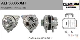 MITSUBISHI ALF580353MT - ALT NUEVO ORIG. MITSUBISHI Type 12V 75Amp PR4