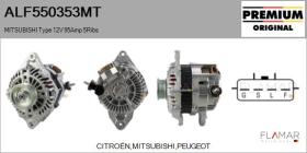 MITSUBISHI ALF550353MT - ALT NUEVO ORIG. MITSUBISHI Type 12V 95Amp PR5