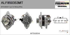 MITSUBISHI ALF850353MT - ALT NUEVO ORIG. MITSUBISHI Type 12V 95Amp PR5