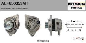 MITSUBISHI ALF650353MT - ALT NUEVO ORIG. MITSUBISHI Type 12V 95Amp PR6