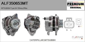MITSUBISHI ALF350653MT - ALT NUEVO ORIG. MITSUBISHI Type 24V