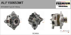 MITSUBISHI ALF150653MT - ALT NUEVO ORIG. MITSUBISHI Type 24V 100Amp
