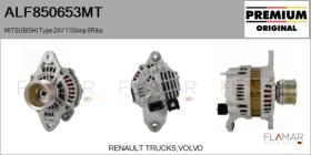 MITSUBISHI ALF850653MT - ALT NUEVO ORIG. MITSUBISHI Type 24V 110Amp PR8