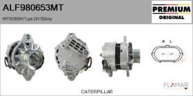 MITSUBISHI ALF980653MT - ALT NUEVO ORIG. MITSUBISHI Type 24V 50Amp